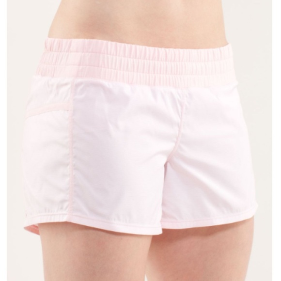 lululemon athletica Pants - Lululemon run Tracker Shorts II Pink Blush